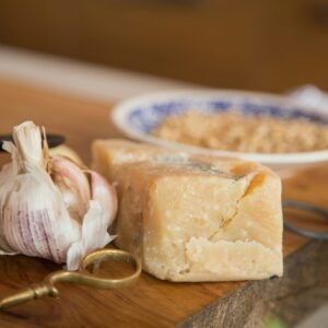 sliced bread on brown wooden chopping board