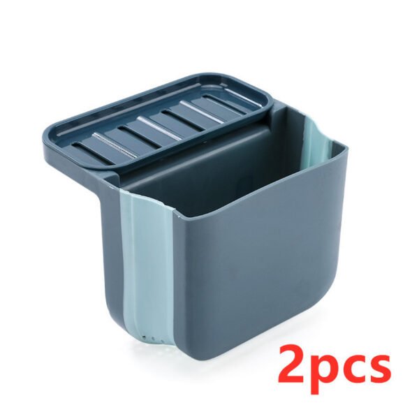 Foldable Drain Filter Shelf Kitchen Drain Basket - Image 8